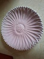 Roze bloem schaal bord 21 cm, Ophalen of Verzenden