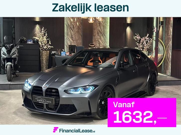 BMW 3-serie M3 xDrive Competition|HUD|SCHAALSTOELEN|LASER|FU, Auto's, BMW, Bedrijf, Lease, Financial lease, 3-Serie, 360° camera
