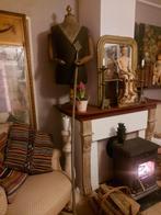 Antiek koptisch kruis op stok antiek processiestok met kruis, Ophalen of Verzenden