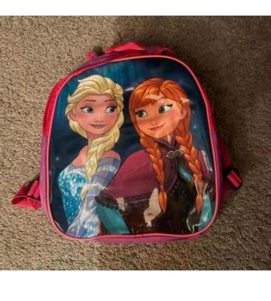 Schooltas rugzak frozen Anna Elsa, Minder dan 30 cm, Rugtas, Ophalen of Verzenden, Zo goed als nieuw
