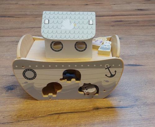 Ark van Noach van hout, Kinderen en Baby's, Speelgoed | Houten speelgoed, Overige typen, Ophalen of Verzenden