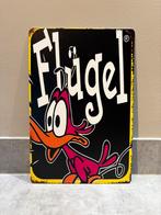 Mancave Bar Café Wanddecoratie metalen bordje Flügel, Ophalen of Verzenden, Zo goed als nieuw, Reclamebord