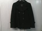 Leuke zwarte kleur wol jas, Ophalen of Verzenden, Zo goed als nieuw, Maat 38/40 (M), Zwart