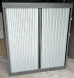 Emmein metalen archiefkast met roldeuren, Ophalen, Gebruikt, 100 tot 150 cm, 100 tot 150 cm