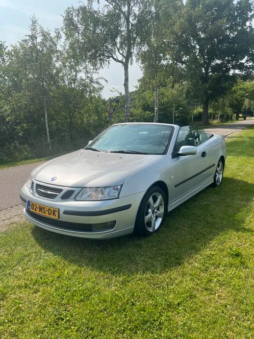 Saab 9-3 1.8 T Cabrio 2004 Grijs nwe.apk 180pk!, Auto's, Saab, Particulier, Saab 9-3, ABS, Airbags, Airconditioning, Alarm, Bluetooth