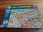 Jan van Haasteren 'de tennisbaan' 2000 stukjes, Ophalen of Verzenden, Meer dan 1500 stukjes, Zo goed als nieuw