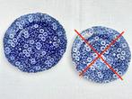Burleigh - Blue Calico - Plates, Huis en Inrichting, Verzenden, Zo goed als nieuw, Bord(en), Overige stijlen