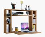 VCM houten hangend inklapbaar bureau meubel /computer bureau, Huis en Inrichting, Ophalen, Zo goed als nieuw, 70 tot 120 cm, 70 tot 120 cm