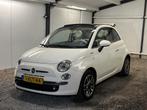 Fiat 500 C 1.2 Lounge CABRIO 2011 WIT 2e EIG(VAN 2014) *73.4, Auto's, Euro 5, Stof, Gebruikt, 4 cilinders