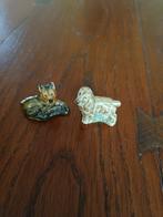 Vintage Wade Whimsies figurines cocker spaniël en wolf, Ophalen of Verzenden, Zo goed als nieuw, Dier