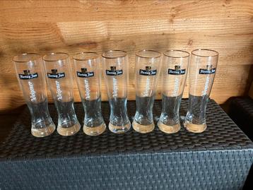 Hertog Jan bierglazen Weizener 0,5 liter (7 stuks) beschikbaar voor biedingen