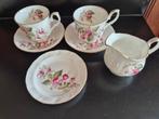 Fuchsia Duchess bone china england, Ophalen of Verzenden, Zo goed als nieuw, Porselein, Kop en/of schotel