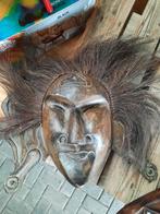 Houten masker voor aan de muur, Antiek en Kunst, Ophalen