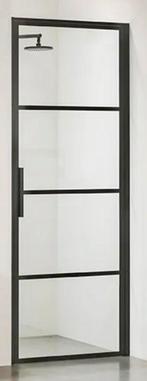 Sealskin SOHO douchedeur Swingdeur 90x210cm - Mat Zwart, Huis en Inrichting, Ophalen, Nieuw, 25 tot 50 cm
