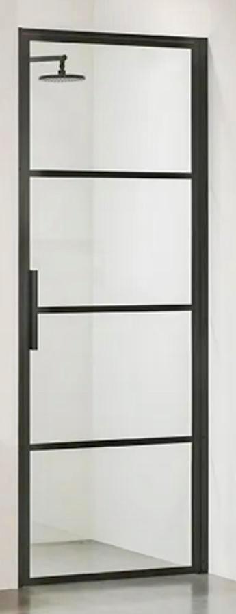 Sealskin SOHO douchedeur Swingdeur 90x210cm - Mat Zwart, Huis en Inrichting, Badkamer | Badkamermeubels, Nieuw, 25 tot 50 cm, Ophalen
