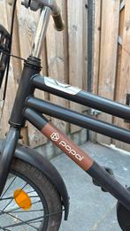 Popal kinderfiets 18 inch zwart, Ophalen, Zijwieltjes, Popal, 16 tot 20 inch