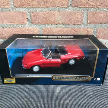 1:18 RICKO ALFA ROMEO 105 SPIDER VELOCE  ‘CODA TRONCA’ beschikbaar voor biedingen