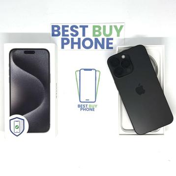 iPhone 15 Pro Max 256GB zwart /zeer net /95% batt /garantie beschikbaar voor biedingen