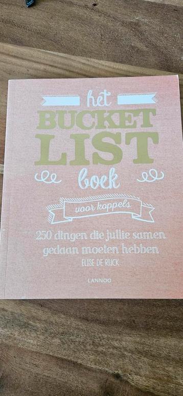 Het bucket list voor koppels  beschikbaar voor biedingen