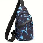 Colorfull Blue CROSSBODY SLINGBAG "Snippets", Verzenden, Nieuw, Blauw