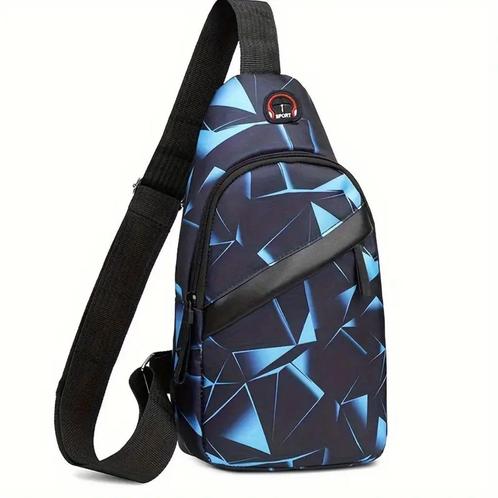 Colorfull Blue CROSSBODY SLINGBAG "Snippets", Sieraden, Tassen en Uiterlijk, Tassen | Schoudertassen, Nieuw, Blauw, Verzenden