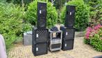 geluid set Bag End 18 inch Speaker subs toppen + amp rack, Ophalen, Zo goed als nieuw, 1000 watt of meer, P.A.