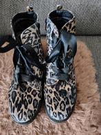 Panterprint Enkel Laarsjes met Rits - Maat 38, Bruin, Lage of Enkellaarzen, Ophalen of Verzenden, Onbekend