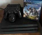 Sony PlayStation 4 pro + Horizon Zero Dawn (complete set), Met games, Met 2 controllers, Ophalen of Verzenden, Zo goed als nieuw