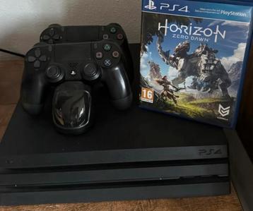 Sony PlayStation 4 pro + Horizon Zero Dawn (complete set) beschikbaar voor biedingen