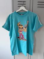 Dj Ruffneck hardcore gabber shirt, Blauw, Maat 42/44 (L), Ophalen of Verzenden, Korte mouw