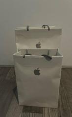 2 Apple tasjes, Ophalen of Verzenden, Gebruikt, Wit, Shopper