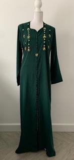Mosgroene Kaftan bewerkt met steentjes maat S - M!, Verzenden, Zo goed als nieuw, Groen, Overige typen