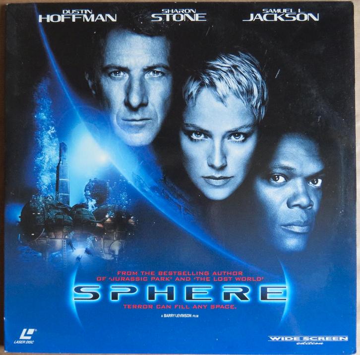 Sphere, laserdisc, Cd's en Dvd's, Dvd's | Science Fiction en Fantasy, Zo goed als nieuw, Science Fiction, Vanaf 12 jaar, Ophalen of Verzenden