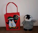 Kerst tasje met pinguïn & knuffel, Ophalen of Verzenden, Nieuw, Overige typen