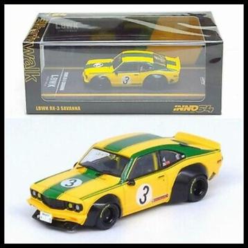Mazda RX-3 Savanna LBWK van Inno64 1/64 Liberty beschikbaar voor biedingen