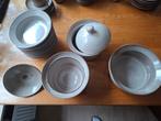 Servies Driehoek Amsterdam Huizen, Huis en Inrichting, Keuken | Servies, Ophalen, Zo goed als nieuw, Bord(en), Overige stijlen