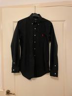 Zwart overhemd Ralph Lauren - slim fit - maat S, Halswijdte 38 (S) of kleiner, Zwart, Ralph Lauren, Ophalen of Verzenden