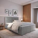 OP=OP Vaste Boxspring Levi 180 x 200 Grijs, Zwart, Ophalen of Verzenden, 180 cm, 200 cm