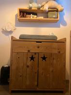 Houten Babykamer Set - Commode, Ledikant, Kast & Plank, Kinderen en Baby's, Kinderkamer | Commodes en Kasten, 50 tot 70 cm, Ophalen of Verzenden