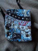 Klein tasje ZAND AMSTERDAM festivalstasje stof schoudertas, Ophalen, Zo goed als nieuw, Zwart