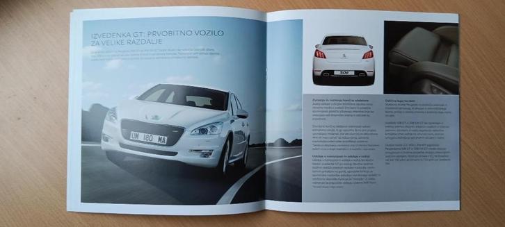 Peugeot 508 Seden en SW brochure feb 2011 Slovenië, Boeken, Auto's | Folders en Tijdschriften, Gelezen, Peugeot, Verzenden