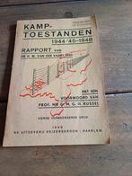 Kamp-Toestanden 1944-'45-'48 Rapport, Ophalen of Verzenden, Gelezen, Dr H.W. van der Vaart Smit