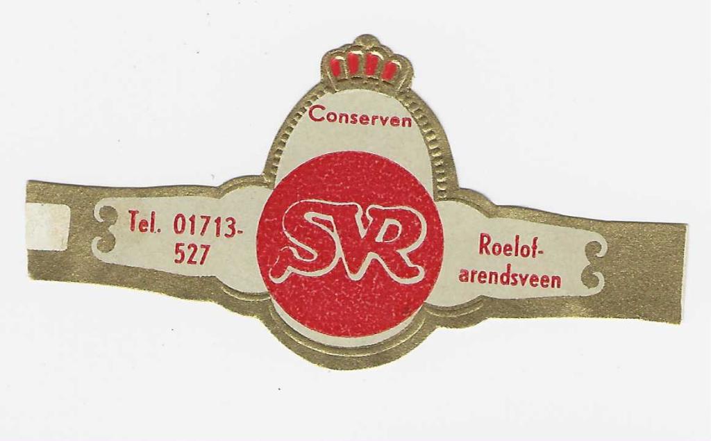 abonnee 1 -830  - srv  conserven roelofarendsveen, Ophalen of Verzenden, Luciferdoosjes of -merken