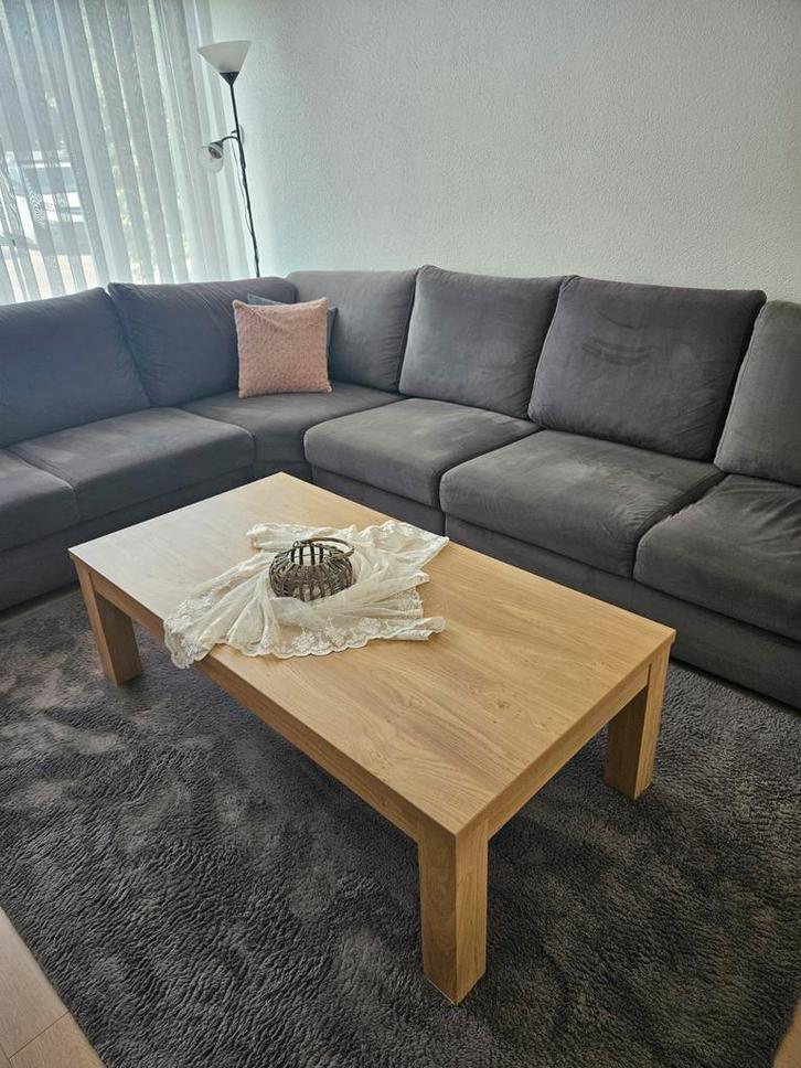 Complete set: Eettafel, salontafel & dressoir spiegel tvkast, Antiek en Kunst, Antiek | Meubels | Tafels, Ophalen