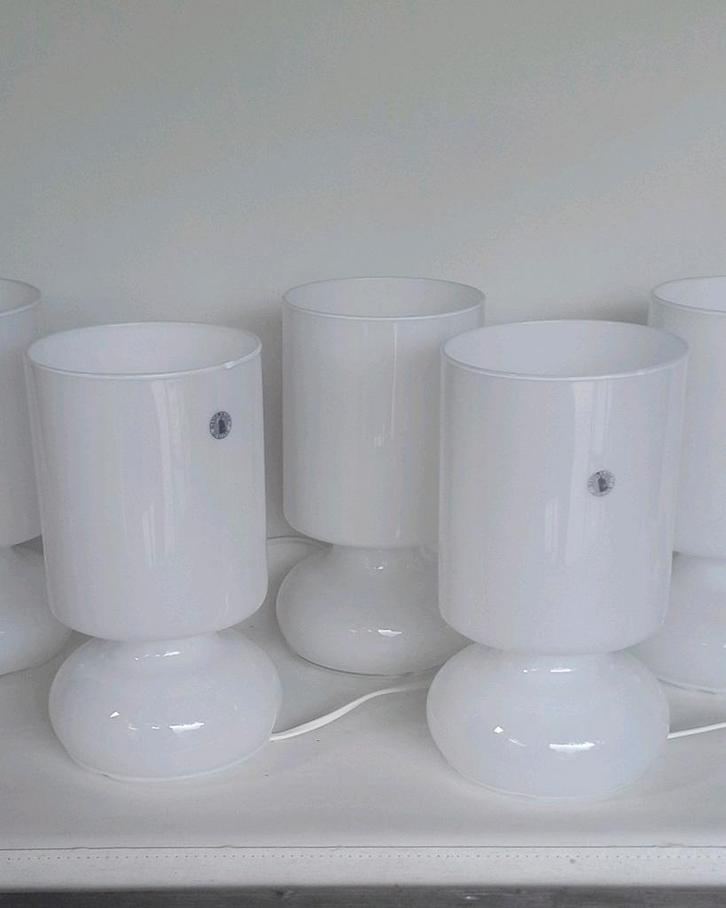 Drie tafellampen ikea lykta wit b0401, lees de beschrijving, Huis en Inrichting, Lampen | Tafellampen, Zo goed als nieuw, Minder dan 50 cm
