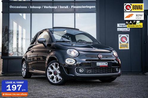 Fiat 500 0.9 TwinAir Turbo Sport*NAVI*CABRIO*CARPLAY*LED*AIR, Auto's, Fiat, Bedrijf, Te koop, 500C, ABS, Airbags, Airconditioning