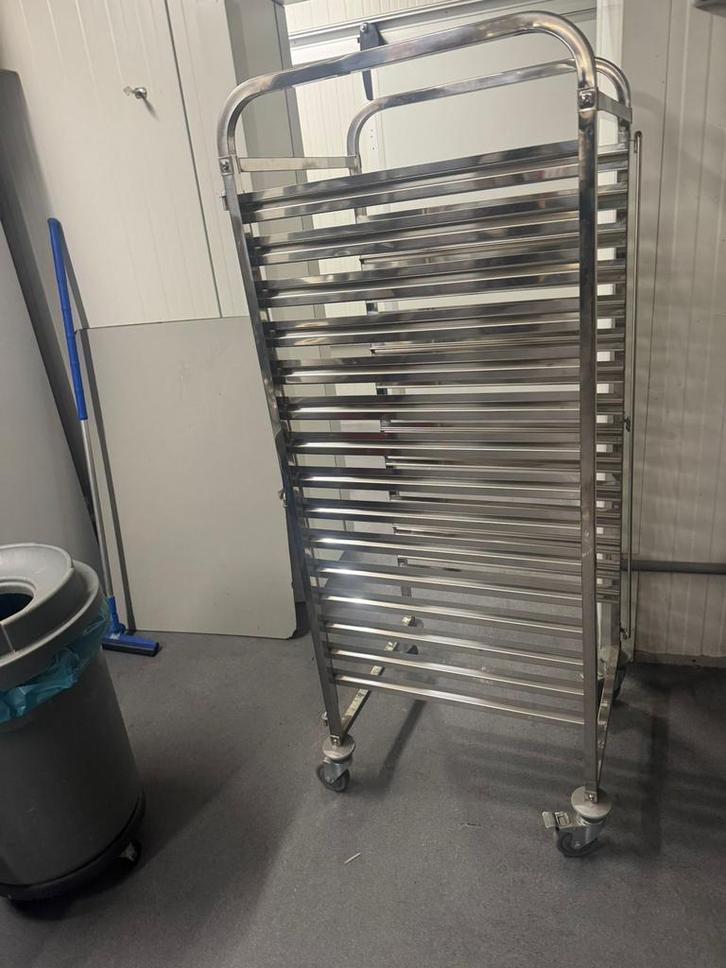 RVS regelwagen horeca 16 etages, Witgoed en Apparatuur, Overige Witgoed en Apparatuur, Gebruikt, Ophalen of Verzenden