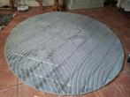 Zgan wollen vloerkleed 250 doorsnede modern grijs, Ophalen, 200 cm of meer, Zo goed als nieuw, 200 cm of meer