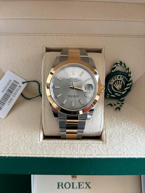 Rolex Datejust Oystersteel/goud 126303 Complete set, Sieraden, Tassen en Uiterlijk, Horloges | Heren, Nieuw, Rolex, Goud, Ophalen of Verzenden