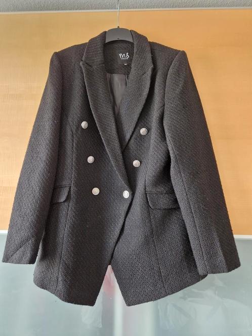 Zwart colbertje van MS Mode maat 42, Kleding | Dames, Jasjes, Kostuums en Pakken, Zo goed als nieuw, Jasje, Maat 42/44 (L), Zwart